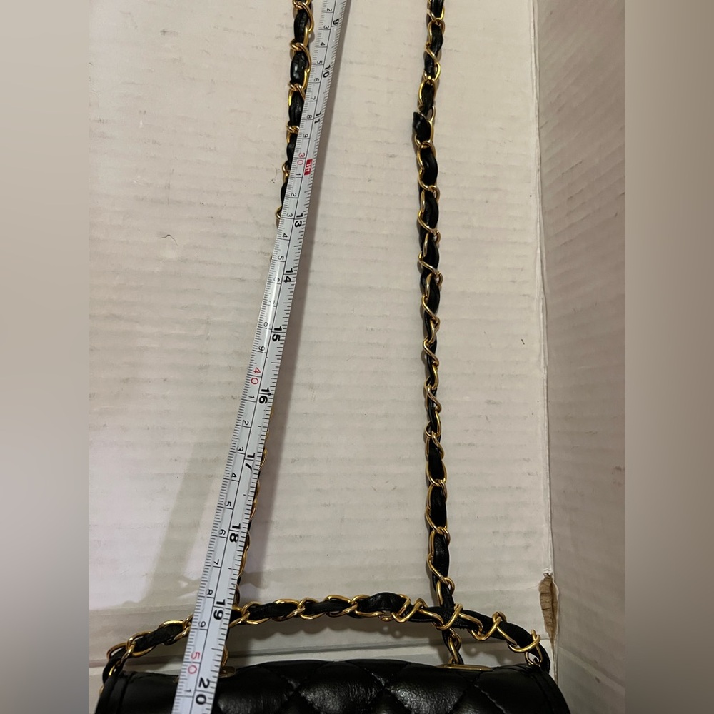 Torini Black Small Tote Purse 100% Cuero Argentino $1125 - Picture 11 of 11
